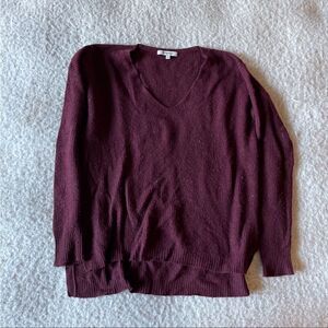 Madewell xs burgundy sweater